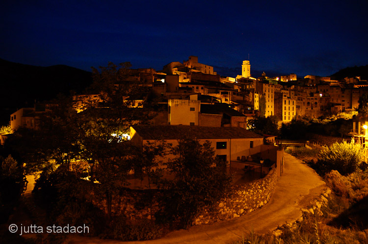 La Vilella Baixa bei Nacht, Priorat