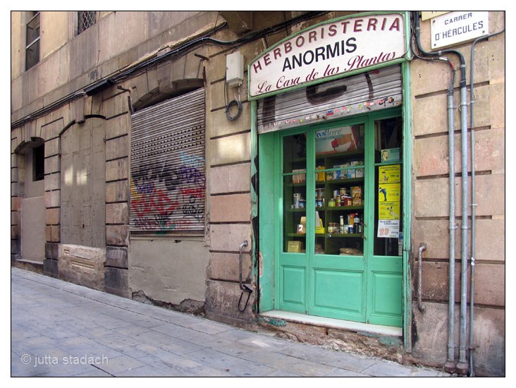 Barcelona, Carrer d' Hèrcules - Kräuter- und Gewürtzladen