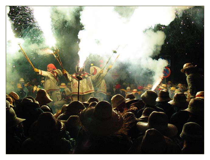 Feuerteufel in Tarragona